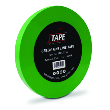 GPI STR.LINE TAPE 12MM X 55M GREEN - TSL12 